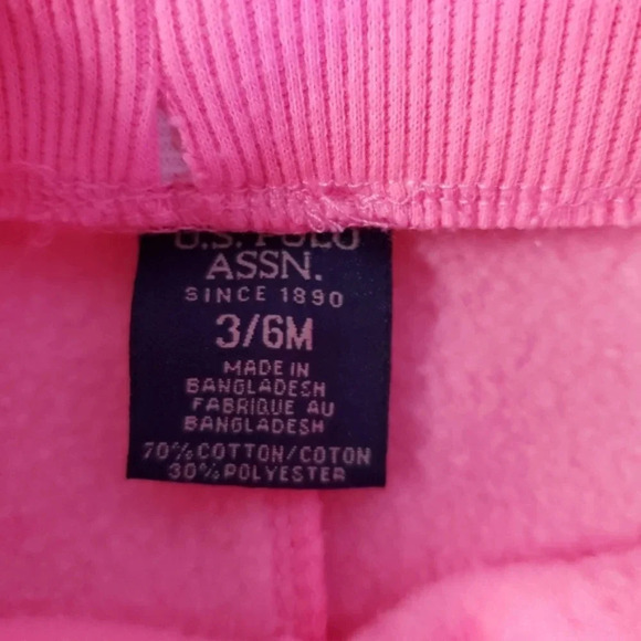 US POLO ASSN | Snow Sweats in Pink sz 3/6M - Picture 3 of 6